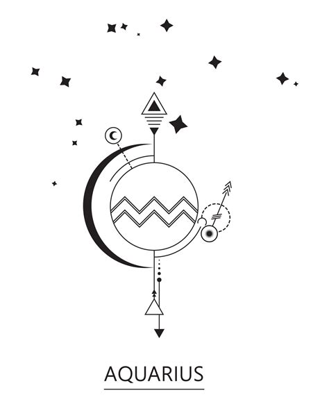 aquarius tattoo minimalist|Minimalist Aquarius Tattoo Ideas for Subtle Zodiac Expression